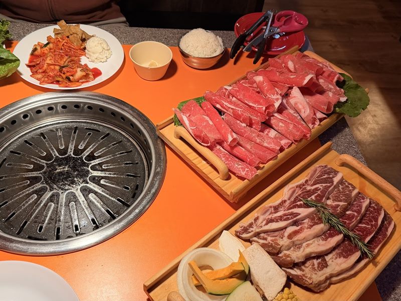 Arirang Korean BBQ food